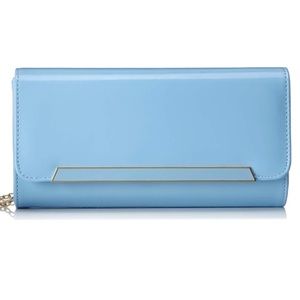ALDO LIGHT BLUE HANDBAG MATCHES SHOES
